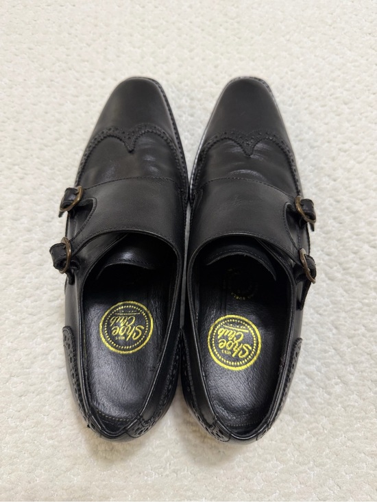 The Men’s Shoe Club Double Monk Strap Oxfords Black Leather Men’s Size 11.5 main image 13